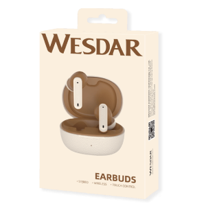 True Wireless Stereo Earbuds With Touch Control