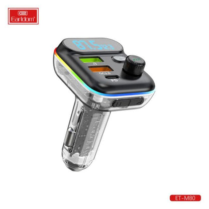 PD FAST+ QC 3.0 VISABLE WIRELESS FM CAR KIT