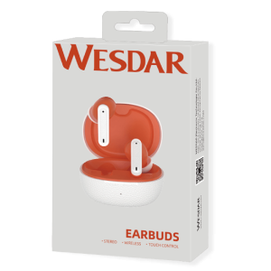 True Wireless Stereo Earbuds With Touch Control