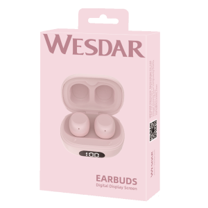 Bluetooth V5.3 JL Chip Mini TWS Earbuds With LED Power Display