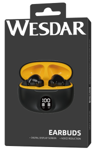 WESDAR Wireless Earbuds Bluetooth 5.3 In Ear Call Noise Reduction And Long Battery Life Intelligent Digital Display Bluetooth Wireless Earphones