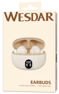 WESDAR Wireless Earbuds Bluetooth 5.3 In Ear Call Noise Reduction And Long Battery Life Intelligent Digital Display Bluetooth Wireless Earphones
