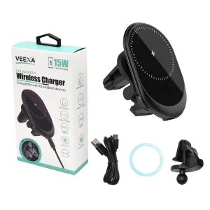 VEEXA Car Magnetic Wireless Charger (15W Fast Charger)